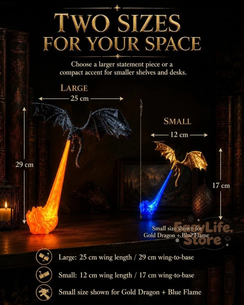 Dragon Bookshelf Light