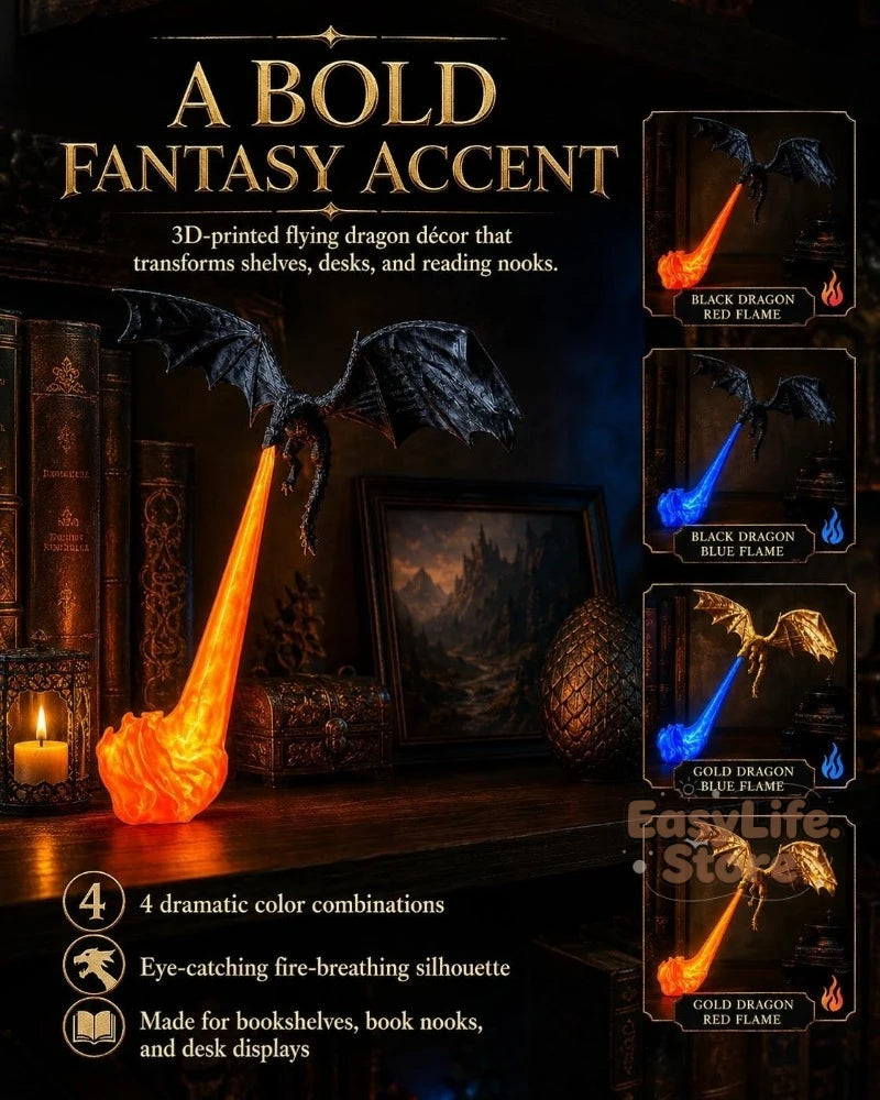 Dragon Bookshelf Light