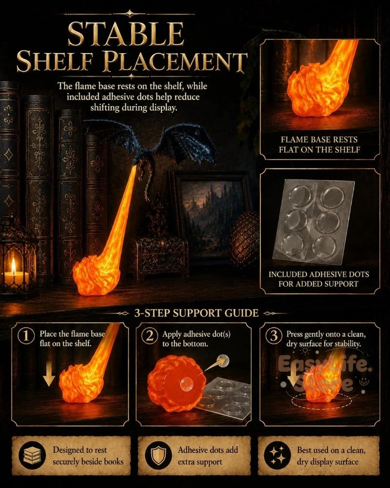 Dragon Bookshelf Light