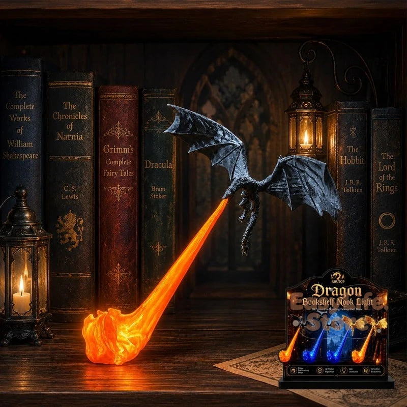 Dragon Bookshelf Light